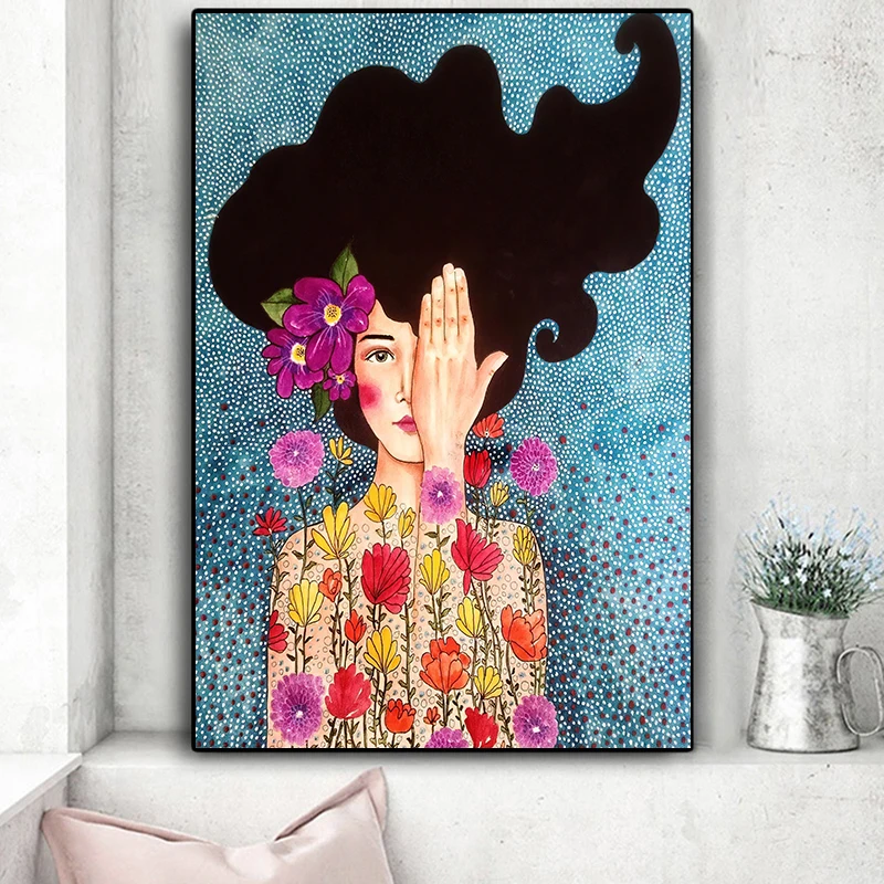 Nordic Poster Vintage Abstract Girl Hair Flower Women Canvas Painting Fashion Wall Art Pictures for Bedroom Home Decoration
Nordic Poster Vintage Abstract Girl Hair Flower Women Canvas Painting Fashion Wall Art Pictures for Bedroom Home Decoration