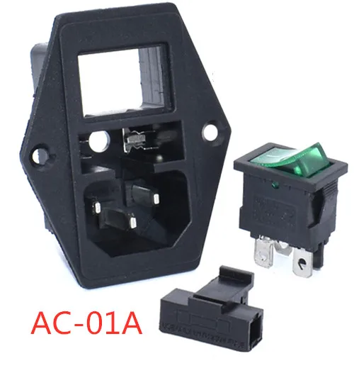 Розетка электрическая с выключателем AC-01
Розетка электрическая с выключателем AC-01