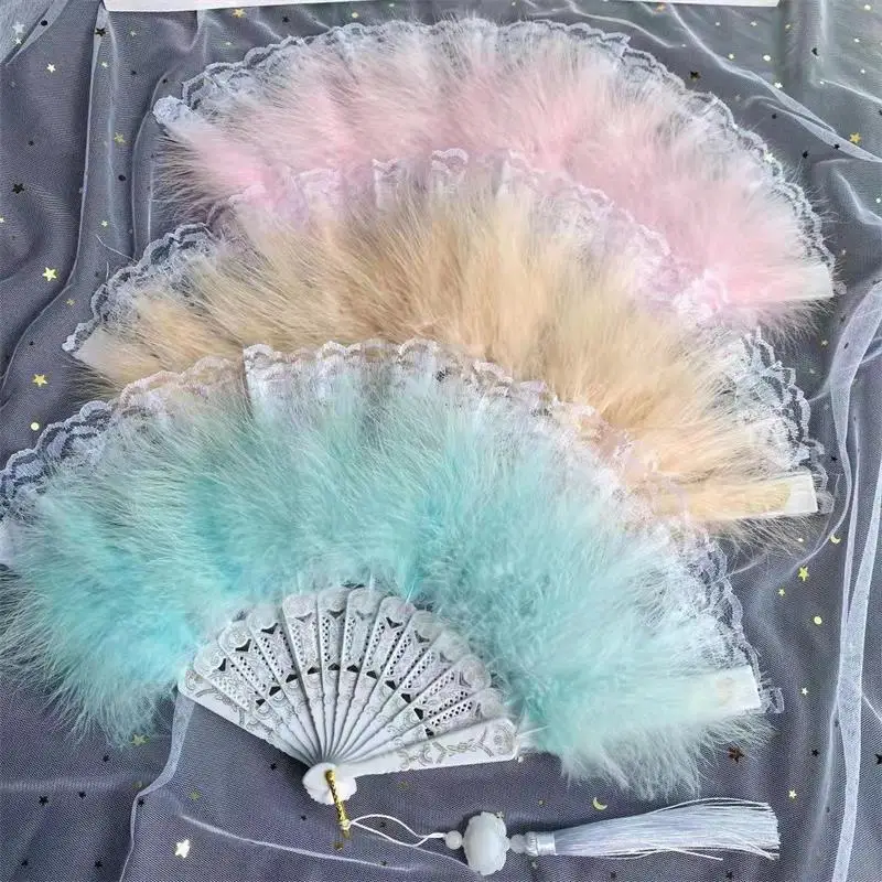 Lolita Classical Feather Folding Fan with Pendant Sweet Girly Dark Gothic Court Dance Photography Props Fan Wedding Decoration
Lolita Classical Feather Folding Fan with Pendant Sweet Girly Dark Gothic Court Dance Photography Props Fan Wedding Decoration