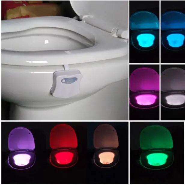16 Color Body Sensing Automatic Led Motion Sensor Night Lamp Toilet Bowl Bathroom Light Waterproof Backlight For Wc Toilet Light
16 Color Body Sensing Automatic Led Motion Sensor Night Lamp Toilet Bowl Bathroom Light Waterproof Backlight For Wc Toilet Light