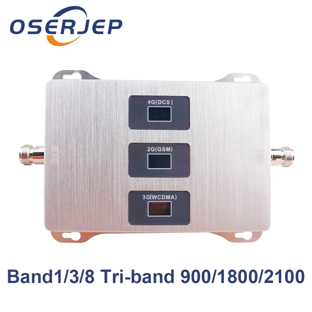 Трехдиапазонный ретранслятор для 2G 3G 4G 900 МГц GSM 1800/2100 + DCS/LTE (диапазон 3)+ UMTS/WCDMA 1800 1)