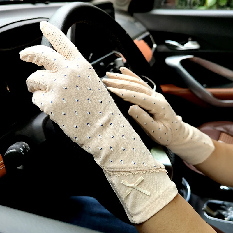 New Fashion Women's Mid-long Summer Sun Protection Slip-proof Touch Screen Breathable Cotton Driving Gloves
New Fashion Women's Mid-long Summer Sun Protection Slip-proof Touch Screen Breathable Cotton Driving Gloves