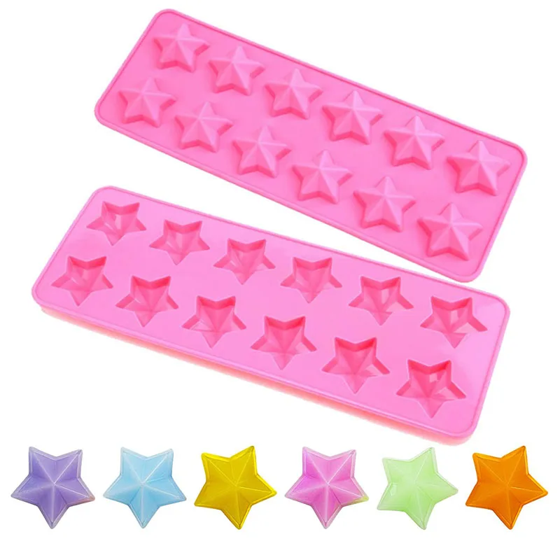 12Cavity Star Shaped Chocolate Molds 3.5cm Five-Pointed Star Mold Fondant Molds for Chocolate Candy Ice Cube Cake Decoration
12Cavity Star Shaped Chocolate Molds 3.5cm Five-Pointed Star Mold Fondant Molds for Chocolate Candy Ice Cube Cake Decoration