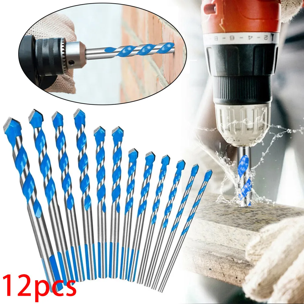 12PC Multipurpose Diamond Tile Drill Bit Set Hole Saw Cutter For Wood Metal Masonry Drilling Ceramic Drill Bits
12PC Multipurpose Diamond Tile Drill Bit Set Hole Saw Cutter For Wood Metal Masonry Drilling Ceramic Drill Bits