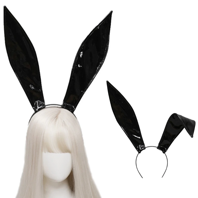 Leather Rabbit Ears Headband Handmade Sexy Bunny Ears Hairband Easter Halloween Cosplay Props Theme Hair Accessories
Leather Rabbit Ears Headband Handmade Sexy Bunny Ears Hairband Easter Halloween Cosplay Props Theme Hair Accessories