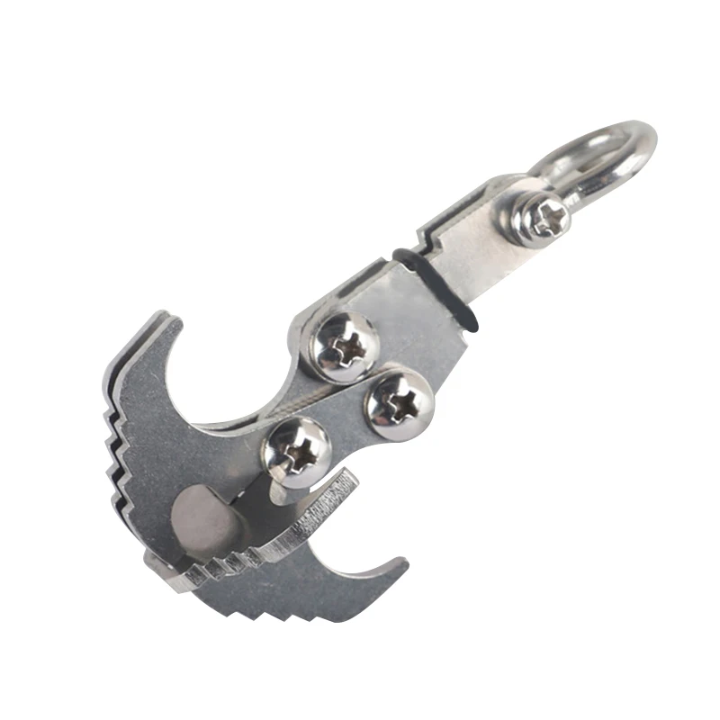 Claws Mini Thickening Stainless Steel Multifunctional Claw Outdoor Field Climbing Tool Travel Survival Hooks Mountaineering Gear
Claws Mini Thickening Stainless Steel Multifunctional Claw Outdoor Field Climbing Tool Travel Survival Hooks Mountaineering Gear