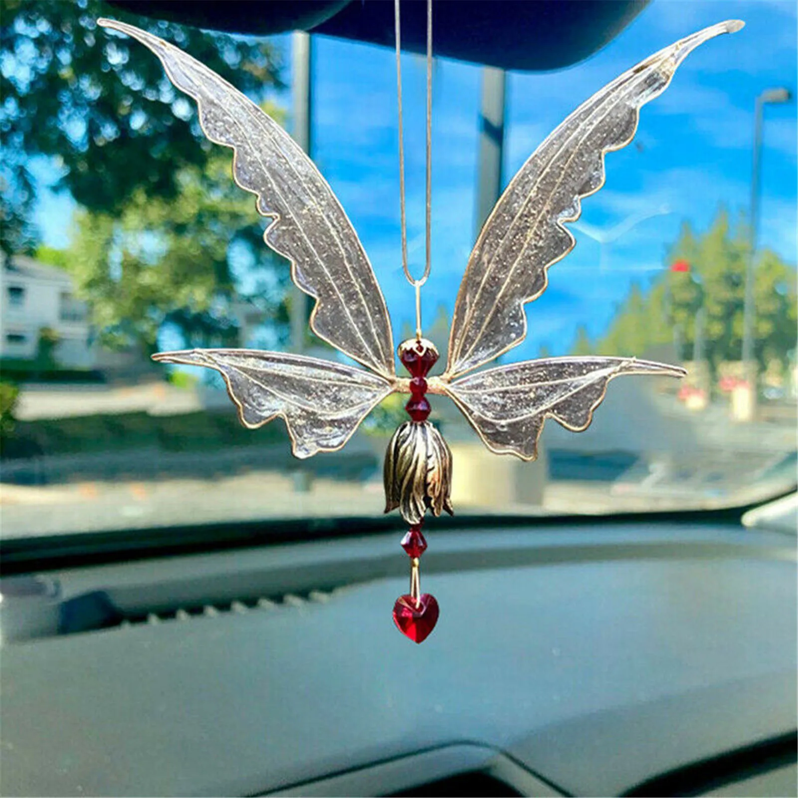 Angel Butterfly Wings Flying Wind Chimes Garden Art Wings Wind Chime Patio Wind Chime Garden Hanging Decoration _WK
Angel Butterfly Wings Flying Wind Chimes Garden Art Wings Wind Chime Patio Wind Chime Garden Hanging Decoration _WK