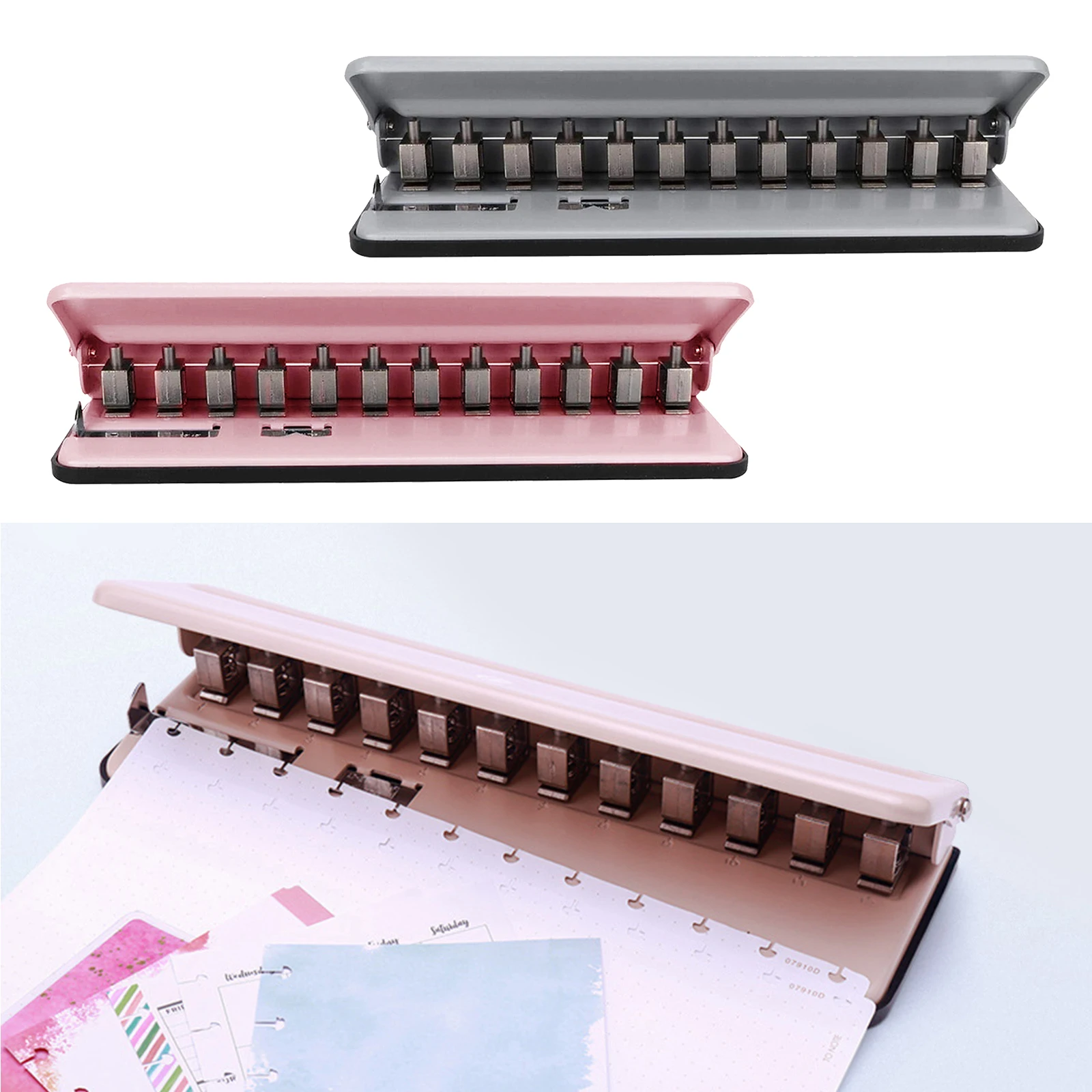 Desktop Hole Punch 6 Sheets Capacity Precision Pro Adjustable Low Force Paper Punches Hole Puncher Home Office Supplies
Desktop Hole Punch 6 Sheets Capacity Precision Pro Adjustable Low Force Paper Punches Hole Puncher Home Office Supplies