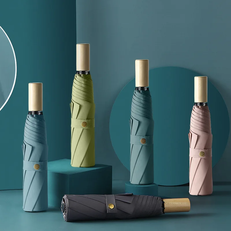 Small Umbrella New Tri-Fold Umbrella Creative Japanese and Korean Partysu Umbrella Solid Wood Sun Protection Sunshade Umbrella
Small Umbrella New Tri-Fold Umbrella Creative Japanese and Korean Partysu Umbrella Solid Wood Sun Protection Sunshade Umbrella