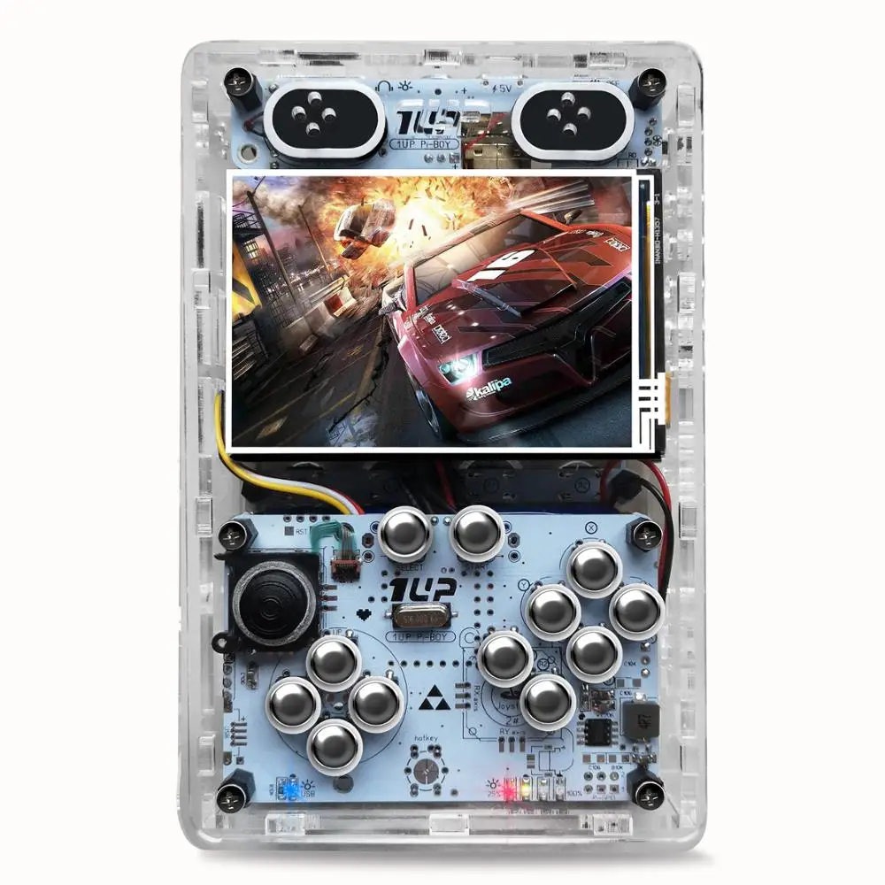 3.5 Inch Video Game Consoles Raspberry Pi 3B 1Up Pi Boy XL Portable Game Player HDMI-Compatible Bulit-in 10000+ Retro Games
3.5 Inch Video Game Consoles Raspberry Pi 3B 1Up Pi Boy XL Portable Game Player HDMI-Compatible Bulit-in 10000+ Retro Games