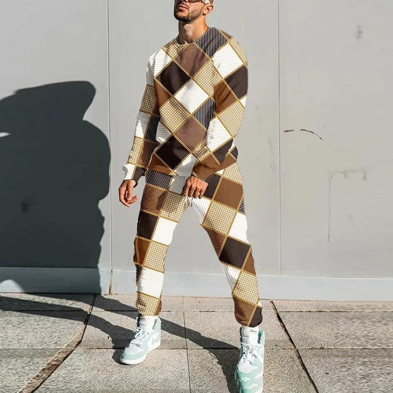 Autumn Winter New Men's Casual Long sleeve Top + Sports Pants Two-piece Fashion Men's Harajuku Letter Printed Sportswear Suit
Autumn Winter New Men's Casual Long sleeve Top + Sports Pants Two-piece Fashion Men's Harajuku Letter Printed Sportswear Suit