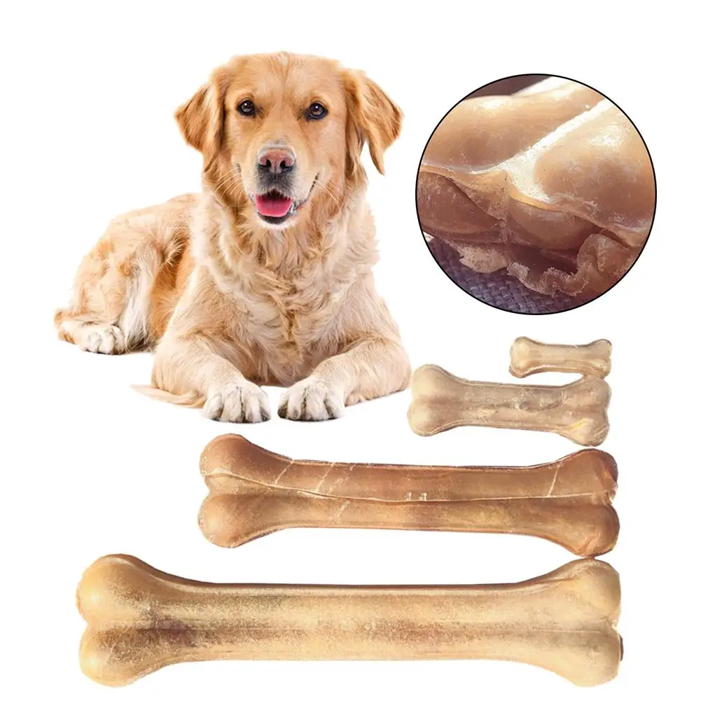 Dog Chews Toys Cowhide Leather Bone Shaped Wear-resistant Molar Teeth Cleaning Stick Food Treats Pet Puppy Supplies
Dog Chews Toys Cowhide Leather Bone Shaped Wear-resistant Molar Teeth Cleaning Stick Food Treats Pet Puppy Supplies
