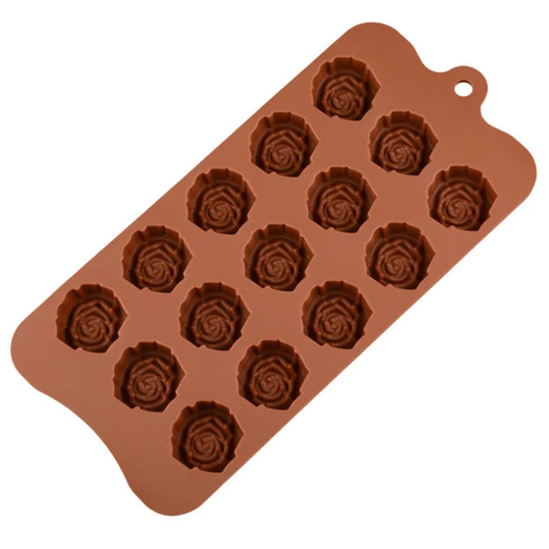 Silicone 15 Rose Flower Shape Chocolate Molds Cake Moulds Cake Decorating Tools Jelly Ice Molds Cake Mould Bakeware
Silicone 15 Rose Flower Shape Chocolate Molds Cake Moulds Cake Decorating Tools Jelly Ice Molds Cake Mould Bakeware
