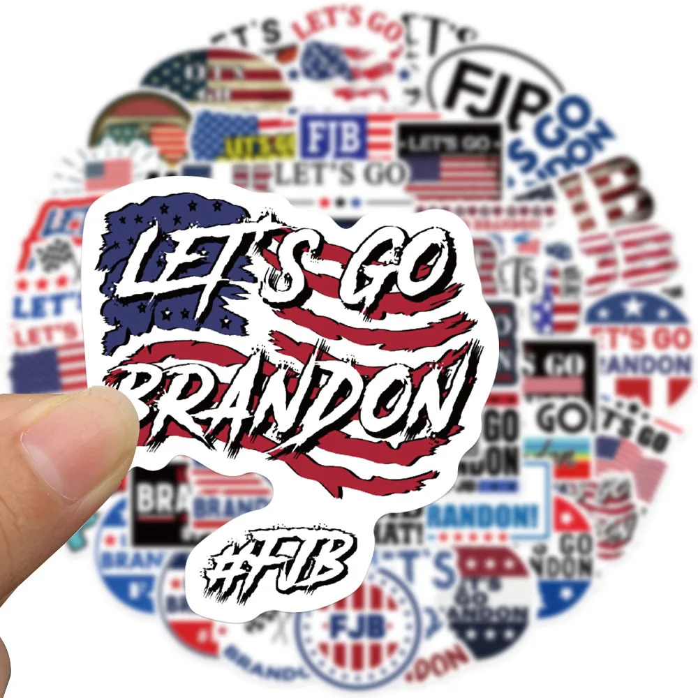 Наклейки Let's Go Brando Biden 10/30/50 шт. | Игрушки и хобби