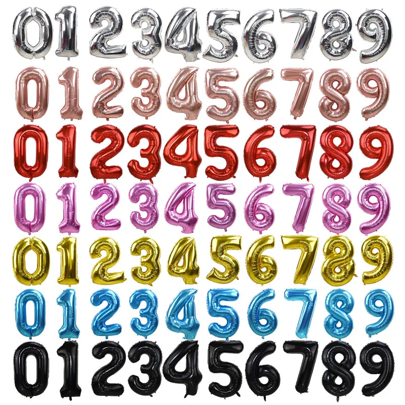 40inch Number Aluminum Foil Balloon Gold Silver Rosgold Number 0 1 2 3 4 5 6 7 8 9 For Kids Adults Birthday Party Decoration 1pc
40inch Number Aluminum Foil Balloon Gold Silver Rosgold Number 0 1 2 3 4 5 6 7 8 9 For Kids Adults Birthday Party Decoration 1pc