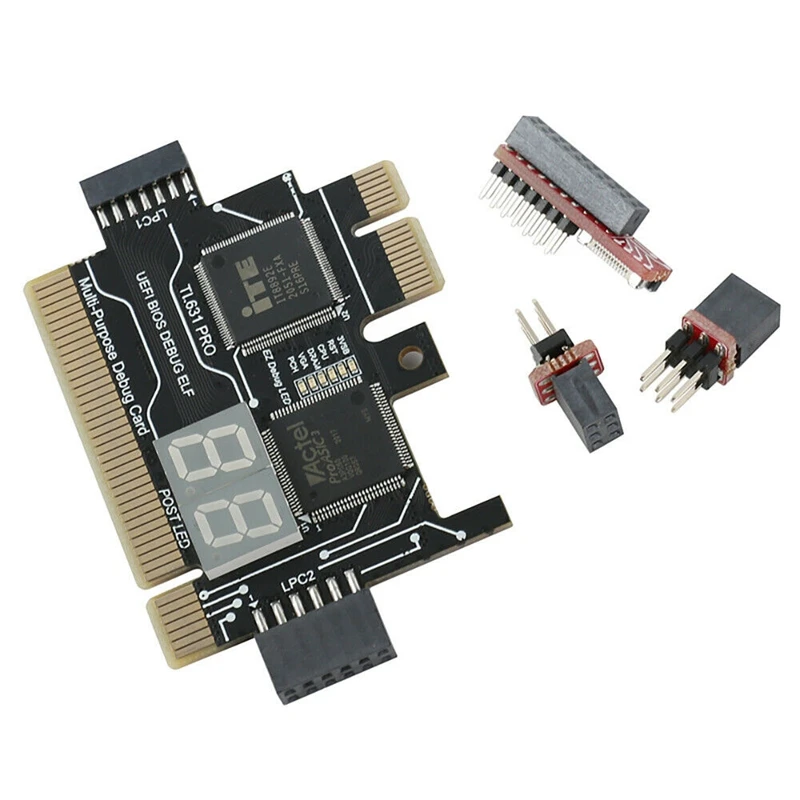 NEW-TL631 Pro Multifunction Desktop Laptop LPC-DEBUG Post Card PCI PCI-E Mini PCI-E Motherboard Diagnostic Analyzer Tester
NEW-TL631 Pro Multifunction Desktop Laptop LPC-DEBUG Post Card PCI PCI-E Mini PCI-E Motherboard Diagnostic Analyzer Tester