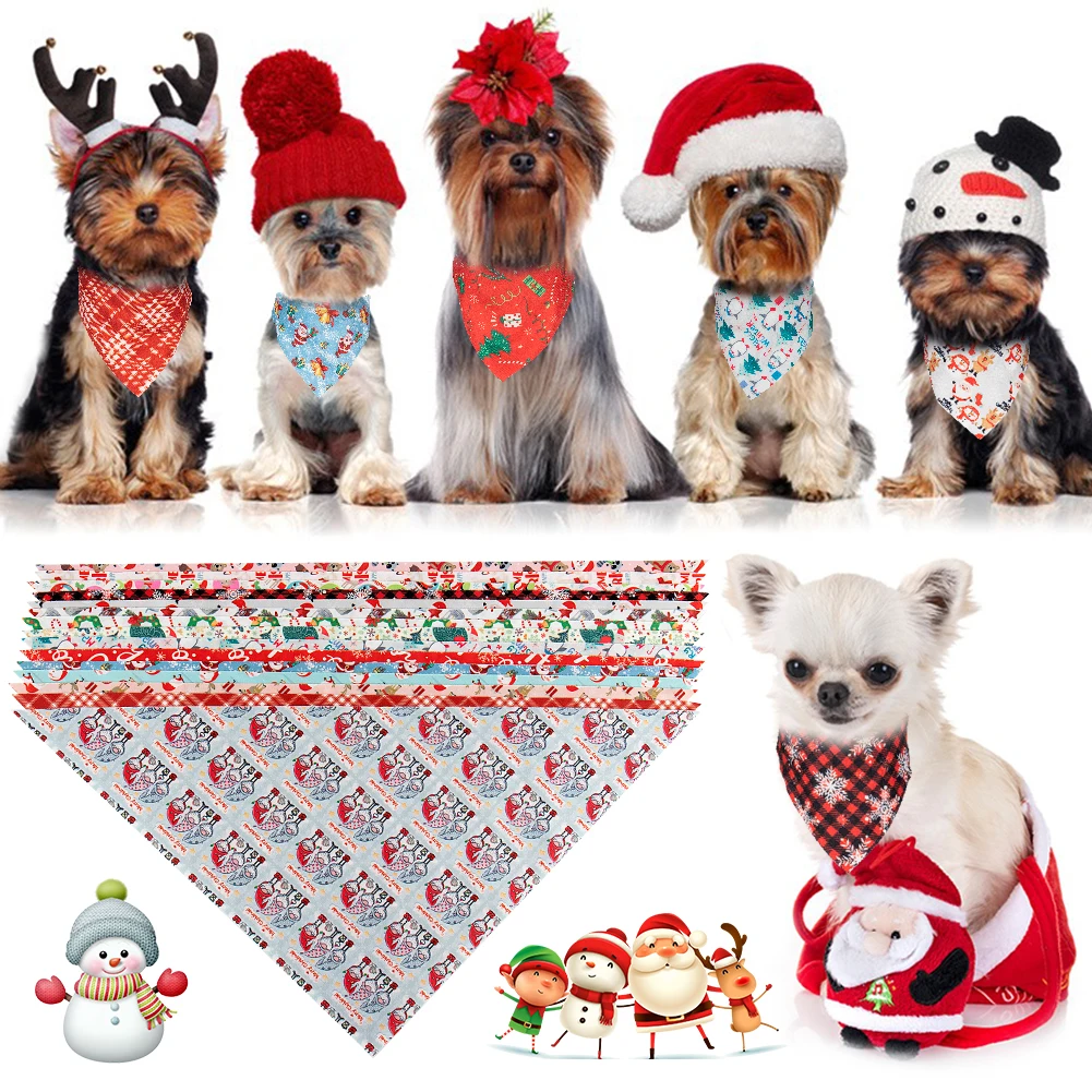 Pet Supplies Christmas Dogs Cats Scarf Cotton Christmas Print Dress Up for Pet Big Dog Puppy Triangle Saliva Towel Decorations
Pet Supplies Christmas Dogs Cats Scarf Cotton Christmas Print Dress Up for Pet Big Dog Puppy Triangle Saliva Towel Decorations