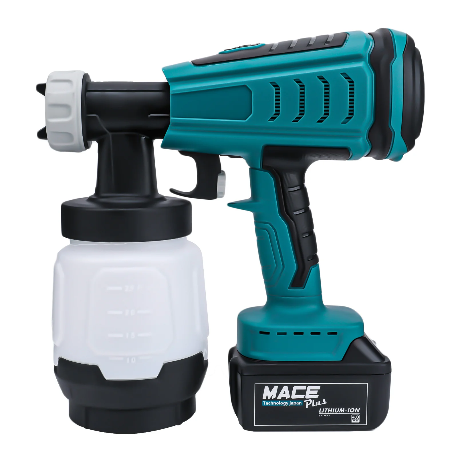 NEW Cordless Spray Gun 18V DC Electric Paint Sprayer 2 Nozzles 800ml Pot Easy Spraying with Battery and Charger
NEW Cordless Spray Gun 18V DC Electric Paint Sprayer 2 Nozzles 800ml Pot Easy Spraying with Battery and Charger