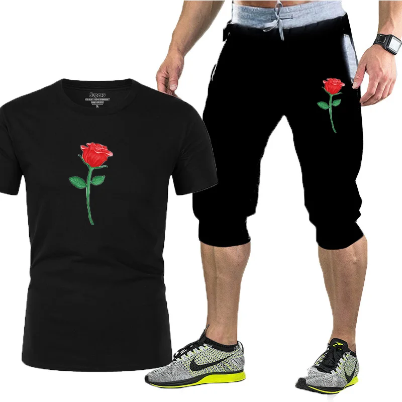 2021 brand advanced letter printing men's T-shirt sweat shirt pants summer men's cotton T-shirt + shorts casual suit sports men'
2021 brand advanced letter printing men's T-shirt sweat shirt pants summer men's cotton T-shirt + shorts casual suit sports men'