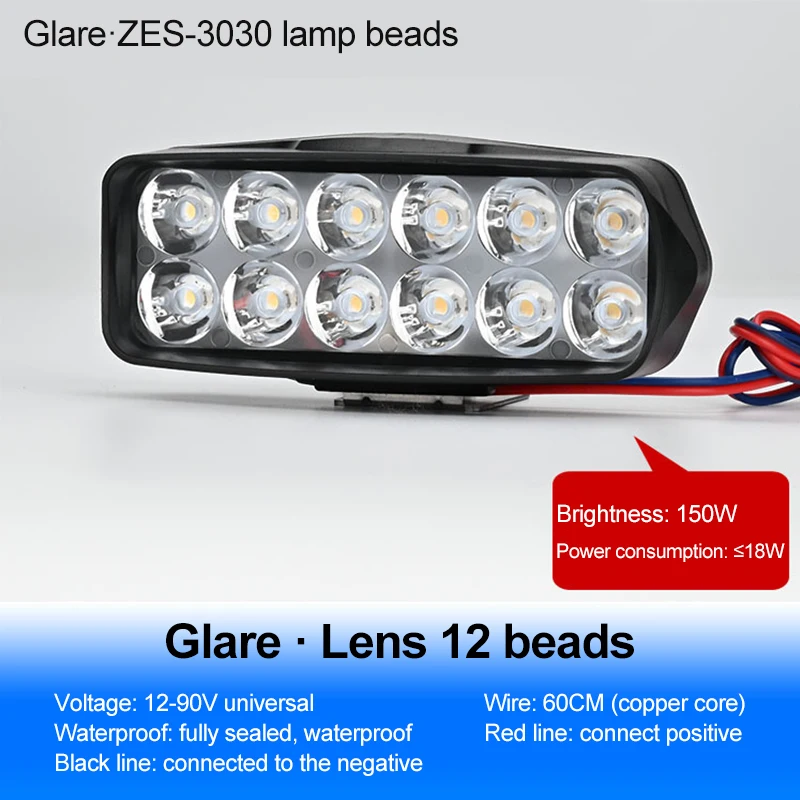 1PCS 18W Motorcycle LED Headlight 9-85V Headlamp Moto Lamp DRL Working Light Spotlight ATV Motorcycle Lamp 6500K 12 LED
1PCS 18W Motorcycle LED Headlight 9-85V Headlamp Moto Lamp DRL Working Light Spotlight ATV Motorcycle Lamp 6500K 12 LED