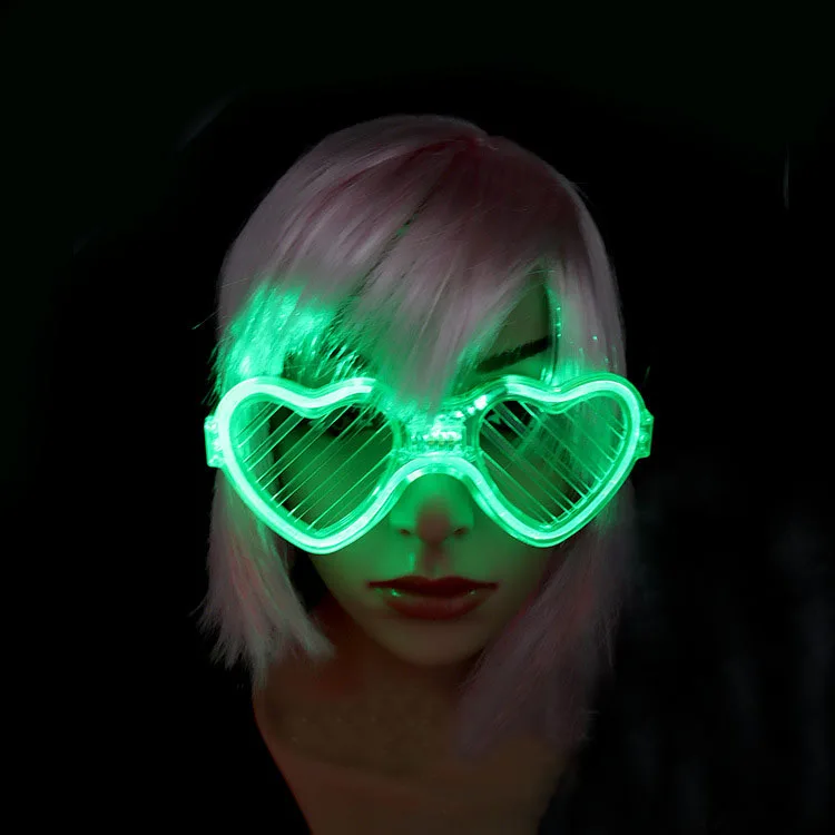 Neon LED Glow Heart-shape Glasses Sunglasses Light Up Glowing Rave Costume Bar DJ Wedding Birthday Gift 
Neon LED Glow Heart-shape Glasses Sunglasses Light Up Glowing Rave Costume Bar DJ Wedding Birthday Gift