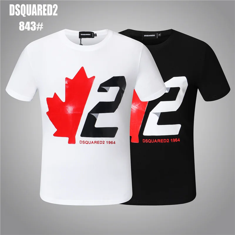2021 summer Dsquared2 street hip-hop round neck short-sleeved T-shirt cotton letter printing casual D2 men and women T-shirt
2021 summer Dsquared2 street hip-hop round neck short-sleeved T-shirt cotton letter printing casual D2 men and women T-shirt