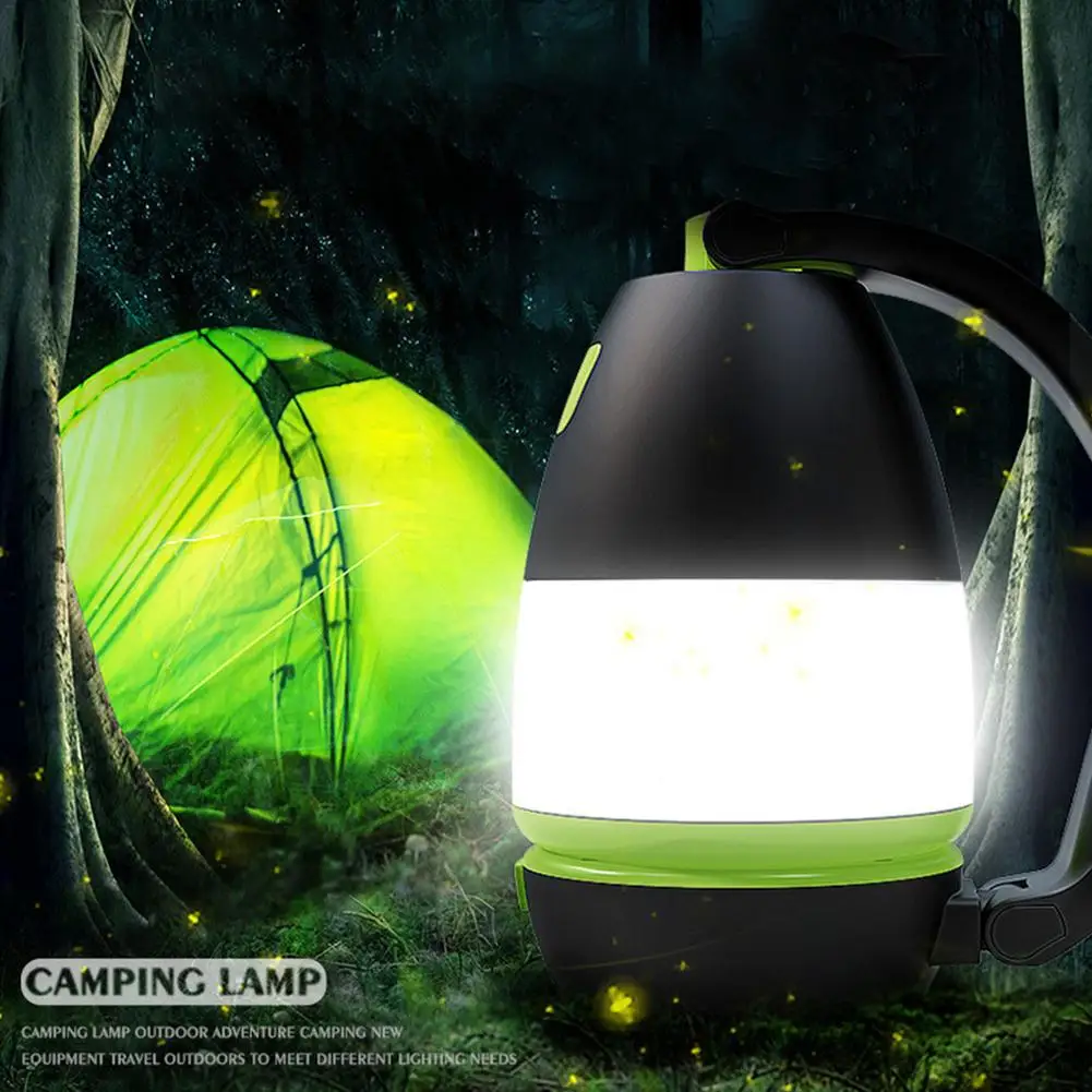 

3In1 Camping Tent LED Light Lamp Outdoor Emergency Power Bank Spotlight 300lm Portable Camp Lantern USB Rechargeable Flashlights