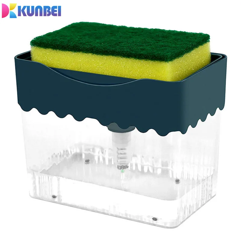 KUNBEI Sponge Holder Organizer Dish Soap Dispenser for Kitchen Refillable Liquid Soap Dispenser Kitchen Sink Storage
KUNBEI Sponge Holder Organizer Dish Soap Dispenser for Kitchen Refillable Liquid Soap Dispenser Kitchen Sink Storage