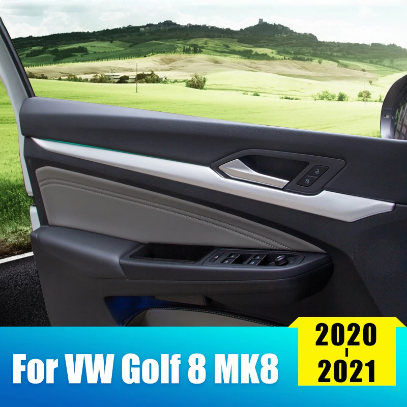 ABS Carbon Fiber Car Interior Door Board Cover Handle Panel Trim Strips For Volkswagen VW Golf 8 MK8 2020 2021 2022 Accessories
ABS Carbon Fiber Car Interior Door Board Cover Handle Panel Trim Strips For Volkswagen VW Golf 8 MK8 2020 2021 2022 Accessories
