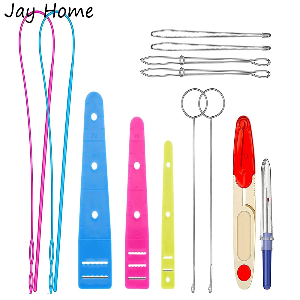 9PCS Drawstring Threader Set Plastic Metal Drawstring Threader & Sewing Loop Turner Hook & Yarn Scissors for Garment Accessories
9PCS Drawstring Threader Set Plastic Metal Drawstring Threader & Sewing Loop Turner Hook & Yarn Scissors for Garment Accessories