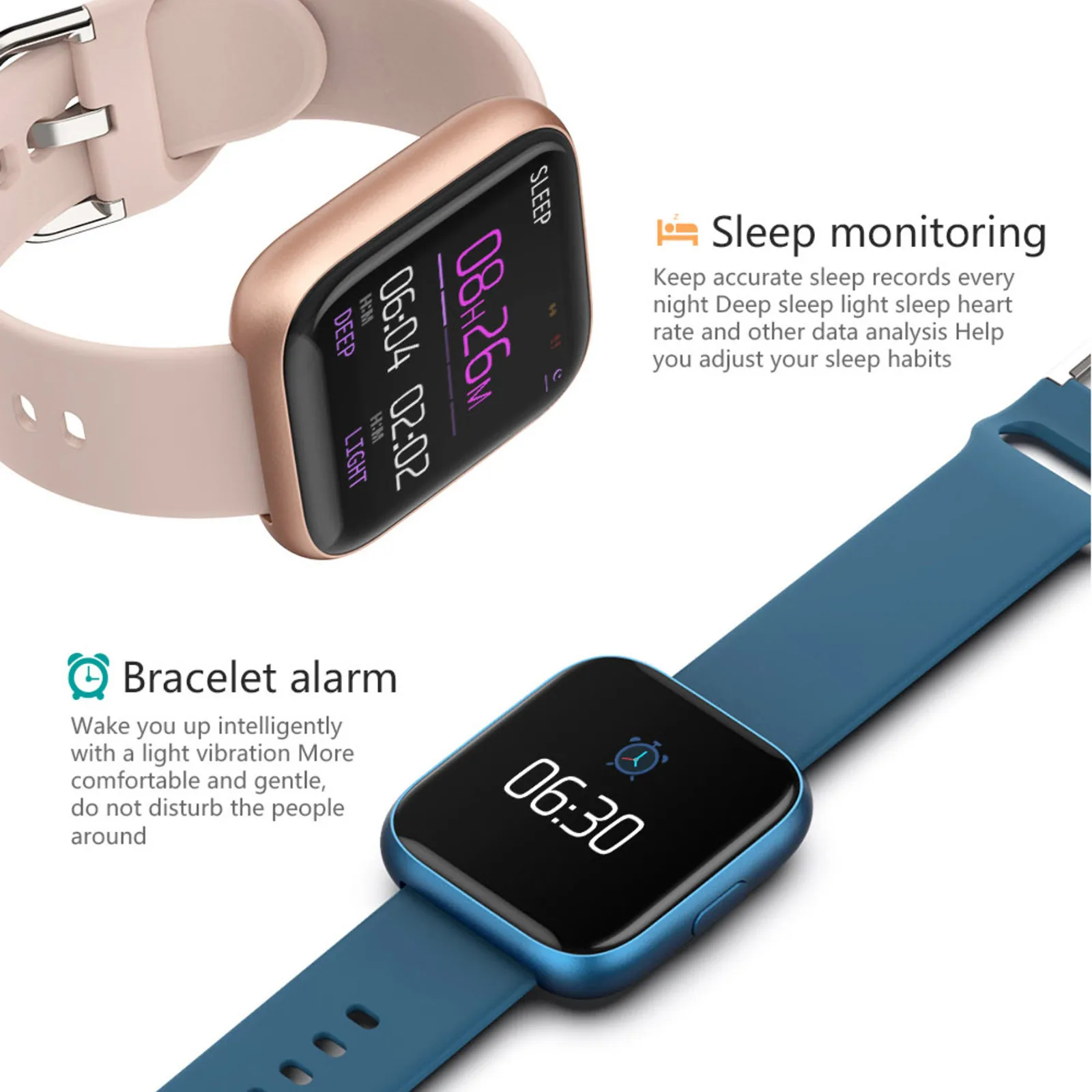 P6 sports men and women multifunctional watch fitness heart rate bluetooth call watch touch screen selected fashion watches SM
P6 sports men and women multifunctional watch fitness heart rate bluetooth call watch touch screen selected fashion watches SM