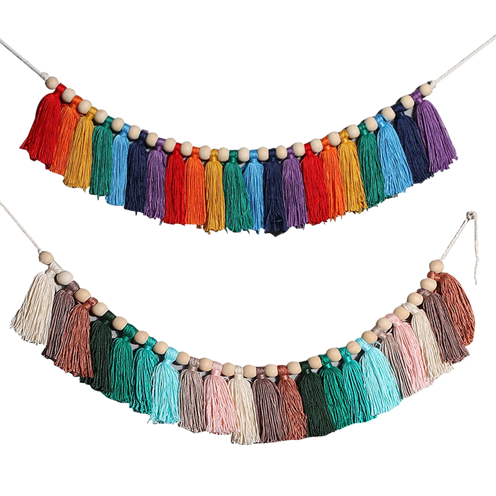 INS Nordic Macrame Rainbow Rope Woven Tassel Wall Hanging Tapestry 10x210cm Ornaments Girls Room Nursery Decoration
INS Nordic Macrame Rainbow Rope Woven Tassel Wall Hanging Tapestry 10x210cm Ornaments Girls Room Nursery Decoration