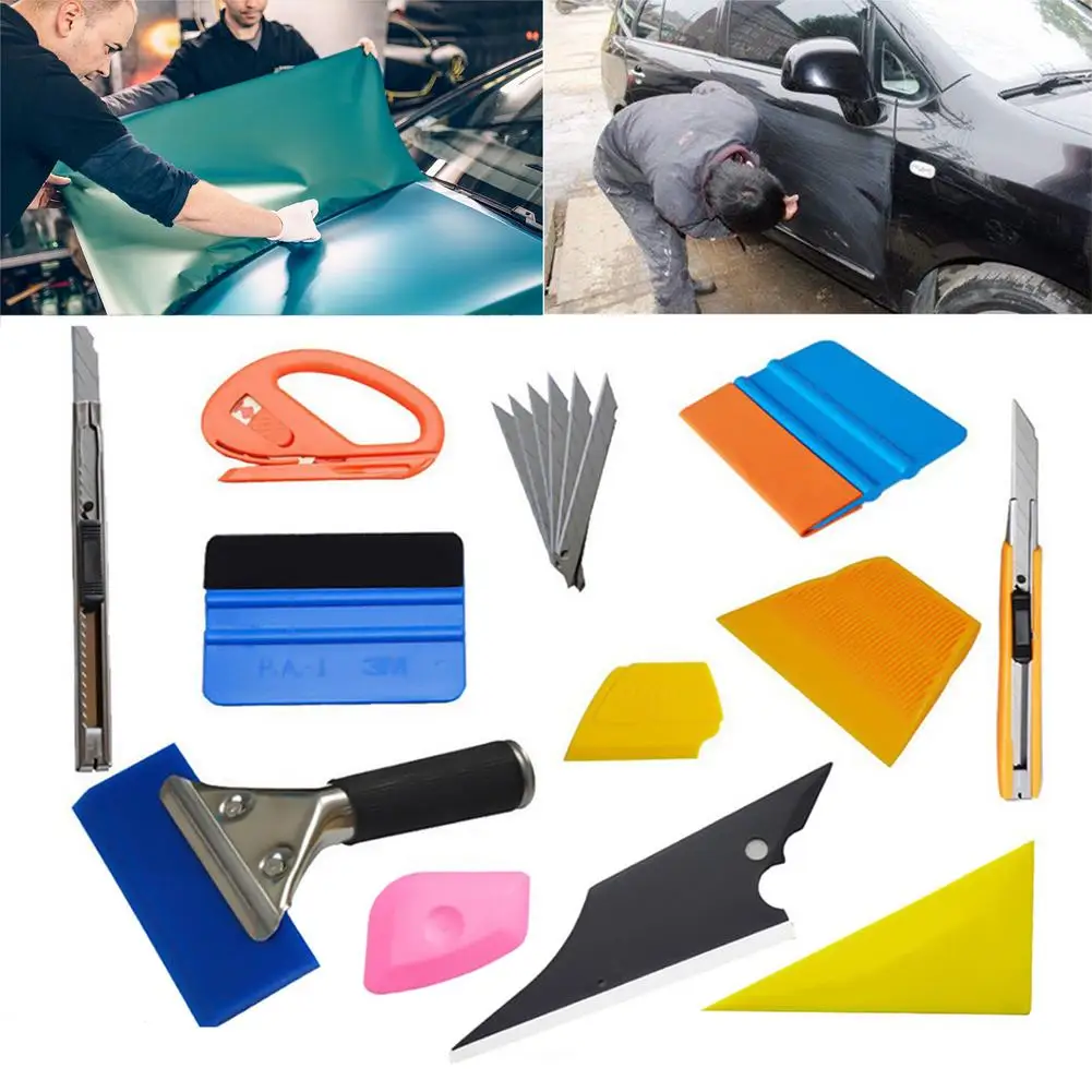12pcs Car Wrap Film Window Tint Tool Vehicle WindShield Glass Vinyl Squeegee Scraper Sticker Decals Wrapping Application Set New
12pcs Car Wrap Film Window Tint Tool Vehicle WindShield Glass Vinyl Squeegee Scraper Sticker Decals Wrapping Application Set New