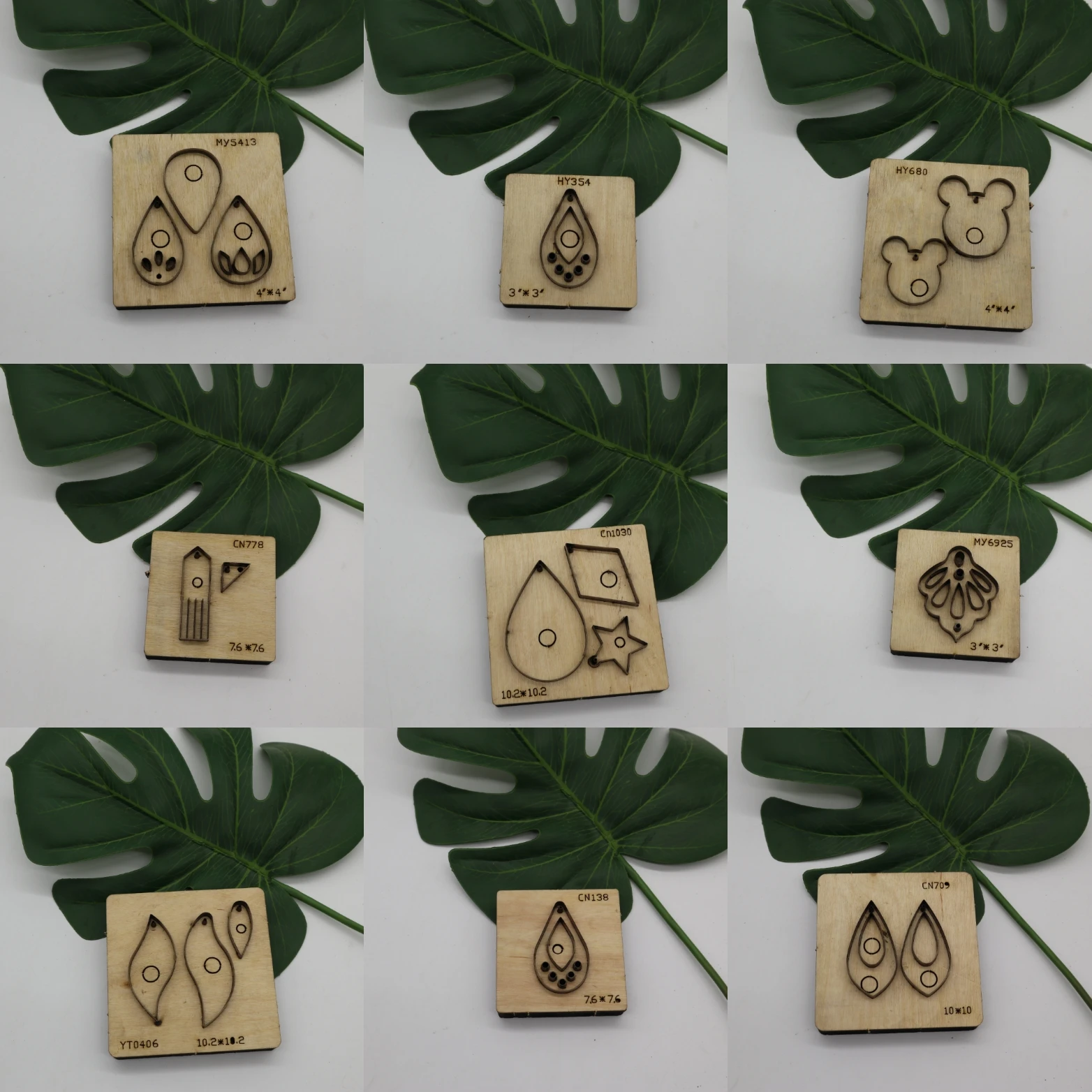 Leather knife mold laser knife mold custom hand leather knife mold leather earrings leather drop knife mold 
Leather knife mold laser knife mold custom hand leather knife mold leather earrings leather drop knife mold