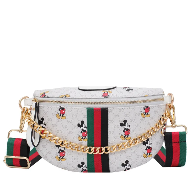2021 Disney new fashion bag chain women's bag slanting waist bag cool fashion Mickey chest bag carteras para mujer wallet women
2021 Disney new fashion bag chain women's bag slanting waist bag cool fashion Mickey chest bag carteras para mujer wallet women
