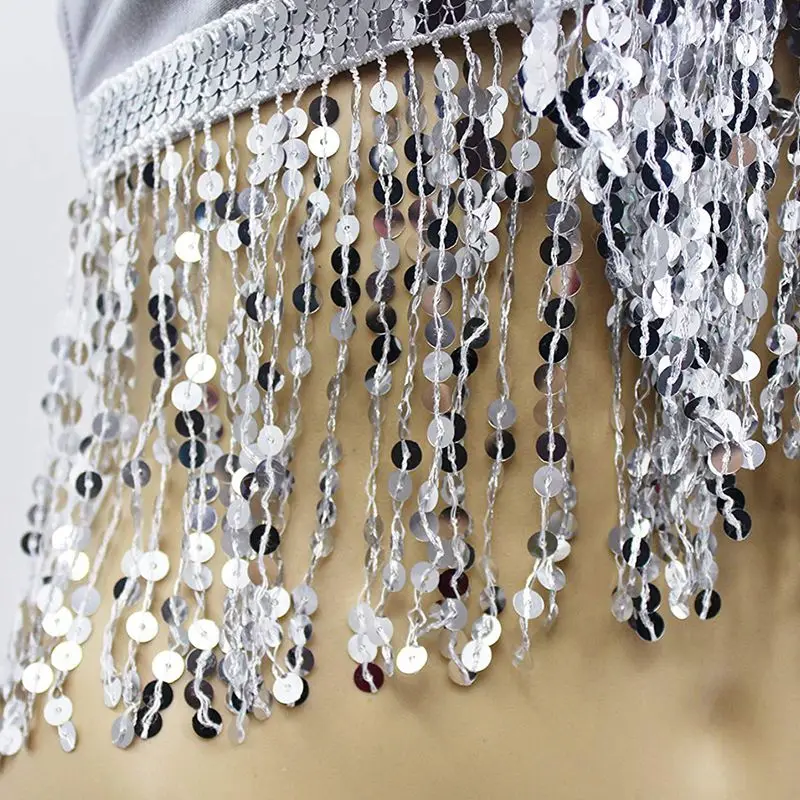 Women Fashion Sexy Latin Belly Dance Sequin Bra Tassel Top With Chest Party Club Wear Costume
Women Fashion Sexy Latin Belly Dance Sequin Bra Tassel Top With Chest Party Club Wear Costume