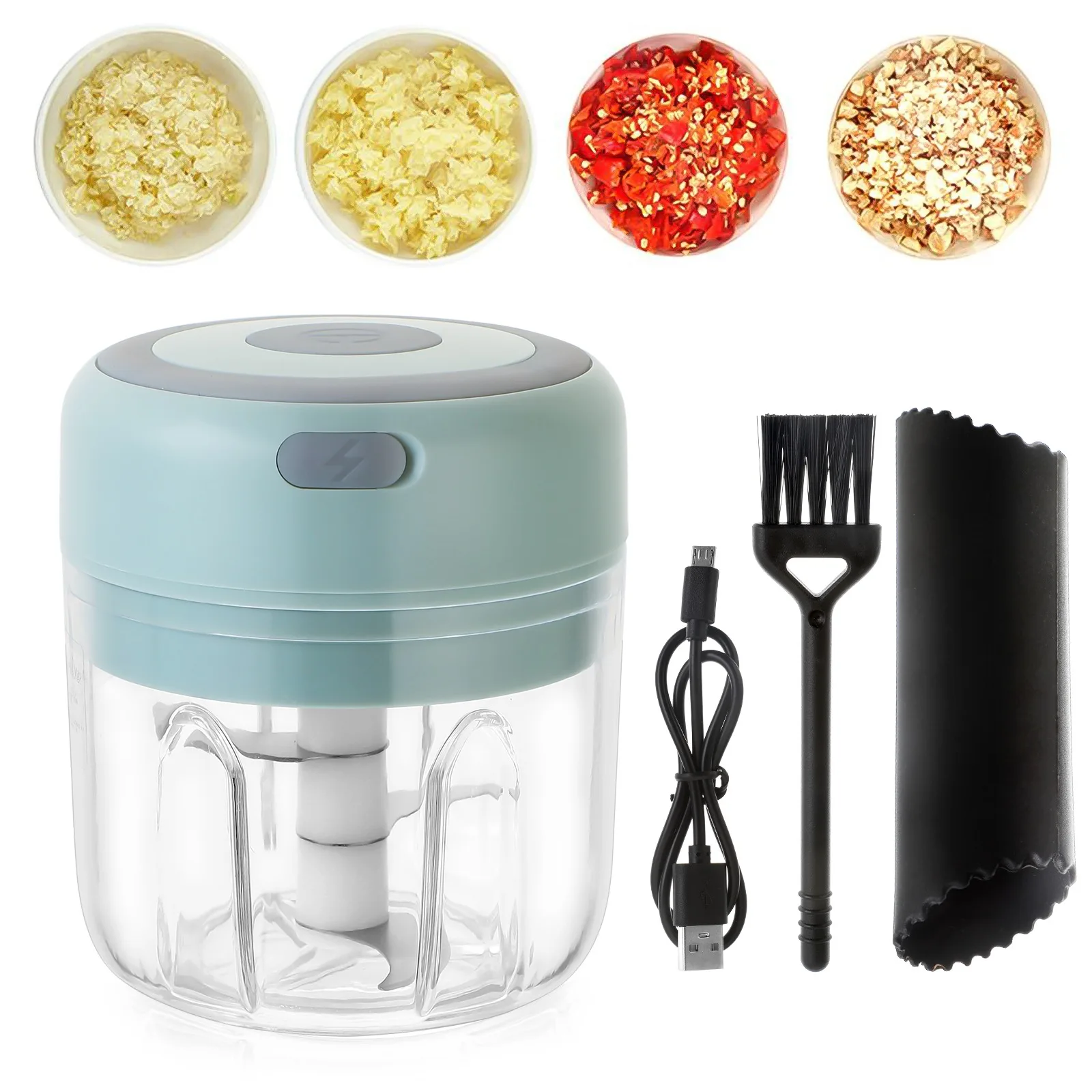 Electric Food Crusher Mini Garlic Press Garlic Crusher Vegetable Chopper For Kitchen Crushed Garlic Crushed Ginger Crushed Chili
Electric Food Crusher Mini Garlic Press Garlic Crusher Vegetable Chopper For Kitchen Crushed Garlic Crushed Ginger Crushed Chili