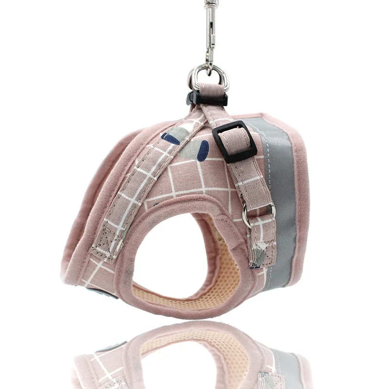 New Small Medium Harness Reflective Breathable Chest Strap Plaid Teddy Bichon Pet Clothes Supplies Dog Chain Leash Printed Vest
New Small Medium Harness Reflective Breathable Chest Strap Plaid Teddy Bichon Pet Clothes Supplies Dog Chain Leash Printed Vest