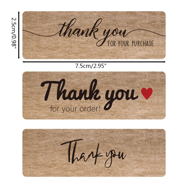 New 2021 New 300pcs Thank You for Your Purchase Stickers Kraft Paper Seal Labels for Bags Tag
New 2021 New 300pcs Thank You for Your Purchase Stickers Kraft Paper Seal Labels for Bags Tag