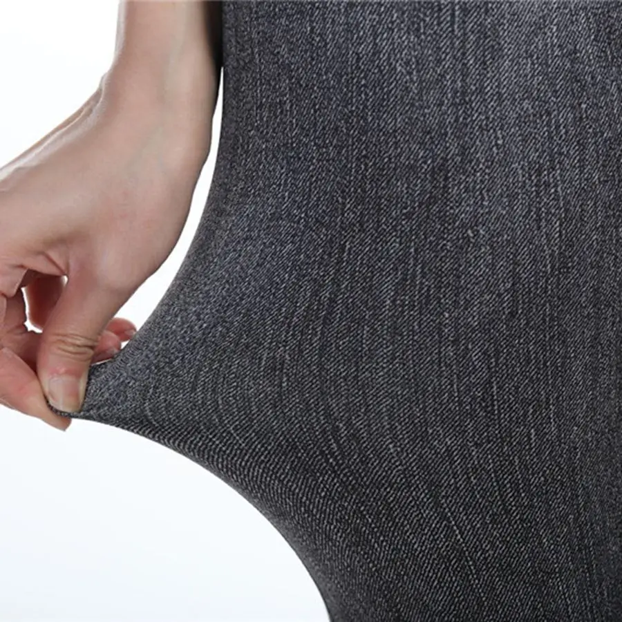 Female Little Feet Trousers Stretch Seamless Pocket Imitation Cowboy Pants Printing Belly Thin Body Carry Buttock Pencil Pants
Female Little Feet Trousers Stretch Seamless Pocket Imitation Cowboy Pants Printing Belly Thin Body Carry Buttock Pencil Pants