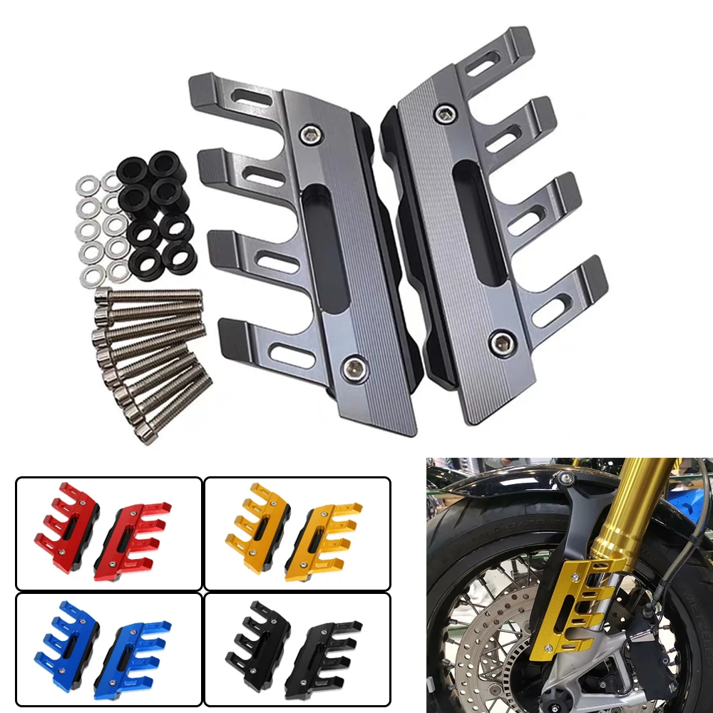 Motorcycle CNC Front Fender Side Protector Guard Mudguard Sliders Lower Fork Protection Universal For Honda Yamaha BMW Kawasaki
Motorcycle CNC Front Fender Side Protector Guard Mudguard Sliders Lower Fork Protection Universal For Honda Yamaha BMW Kawasaki
