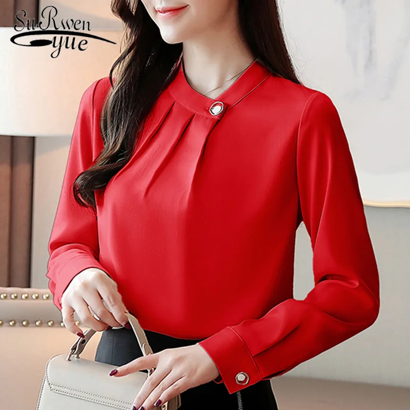 2021 Korean Spring Shirts Female Long Sleeve Chiffon Women Tops and Blouses Female Elegant New Solid Ladies Shirts 8363 50
2021 Korean Spring Shirts Female Long Sleeve Chiffon Women Tops and Blouses Female Elegant New Solid Ladies Shirts 8363 50