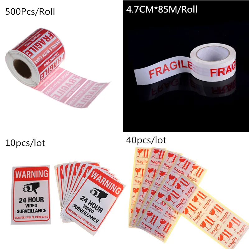 500Pcs/Roll Warning Sticker Fragile Shipping Mailing Handle With Care Stickers 51 mm x 76mm or Warning Label Sticker
500Pcs/Roll Warning Sticker Fragile Shipping Mailing Handle With Care Stickers 51 mm x 76mm or Warning Label Sticker