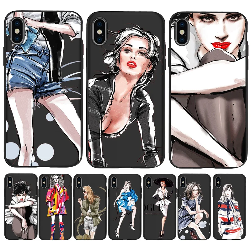 Fashion Beautiful street Girl Case For iPhone 11 Pro Max Black Silicone Soft Cover For iPhone 6S 6 7 8 Plus X XR XS MAX SE2020
Fashion Beautiful street Girl Case For iPhone 11 Pro Max Black Silicone Soft Cover For iPhone 6S 6 7 8 Plus X XR XS MAX SE2020