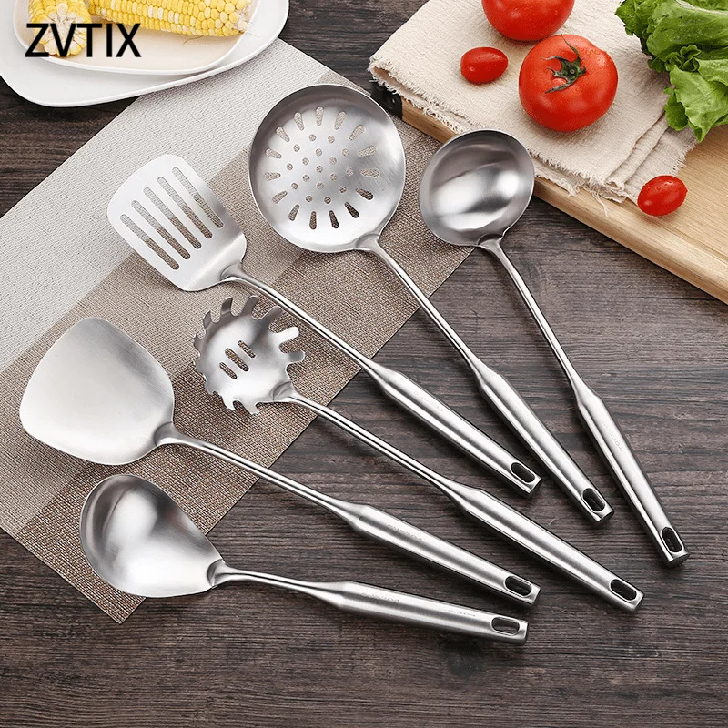 Stainless Steel Soup Spoon Slotted Spoon Rotary Shovel Spatula Filter Screen Spaghetti Server1Piece Kitchen Gadgets Cookingtools
Stainless Steel Soup Spoon Slotted Spoon Rotary Shovel Spatula Filter Screen Spaghetti Server1Piece Kitchen Gadgets Cookingtools