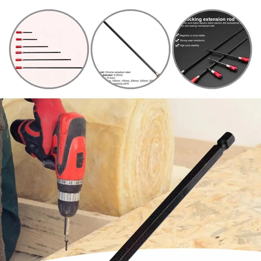 Different Specifications 6Pcs Professional Hand Tool Accessories Screwdriver Extension Stable for Screwdriver
Different Specifications 6Pcs Professional Hand Tool Accessories Screwdriver Extension Stable for Screwdriver