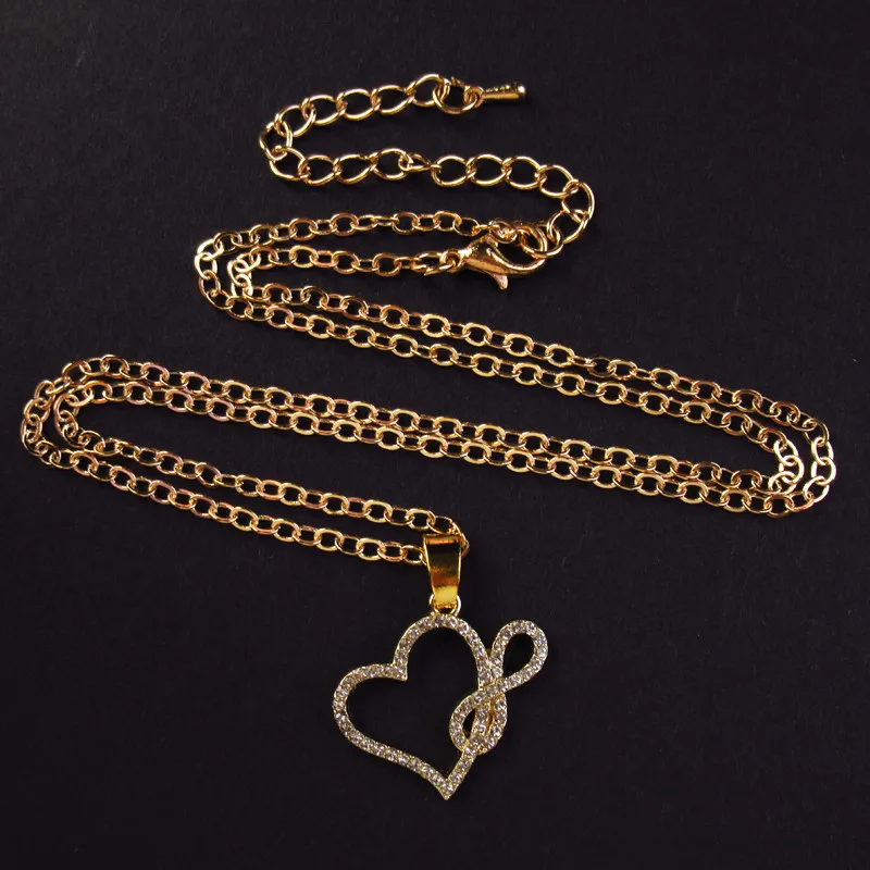 Ожерелье Стразы из тибетского золота с металлической цепочкой, регулируемое в форме сердца, 17,5 дюйма для женщин, ювелирные изделия в подаро...
Ожерелье Стразы из тибетского золота с металлической цепочкой, регулируемое в форме сердца, 17,5 дюйма для женщин, ювелирные изделия в подаро...