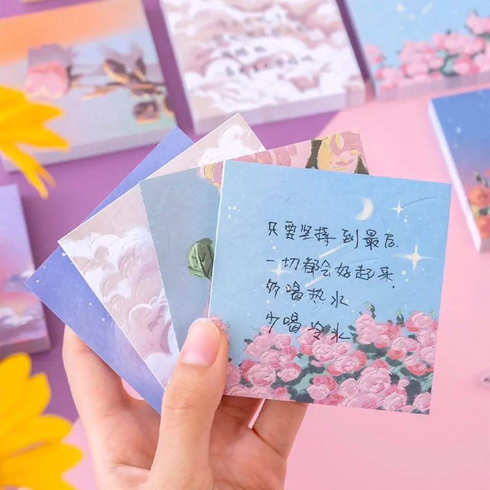 Planner Sticker Notepad Office School Supplies To Do List Oil Painting Memo Pads Sticky Note Message Paper
Planner Sticker Notepad Office School Supplies To Do List Oil Painting Memo Pads Sticky Note Message Paper