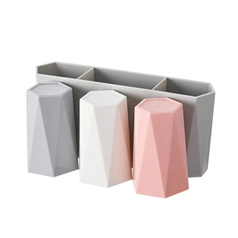 Creative Absorption Wall Three Cups of Bathroom Toothbrush Shelf Hanging R Toothbrush Holder Toothbrush Cup Gargle Suit
Creative Absorption Wall Three Cups of Bathroom Toothbrush Shelf Hanging R Toothbrush Holder Toothbrush Cup Gargle Suit