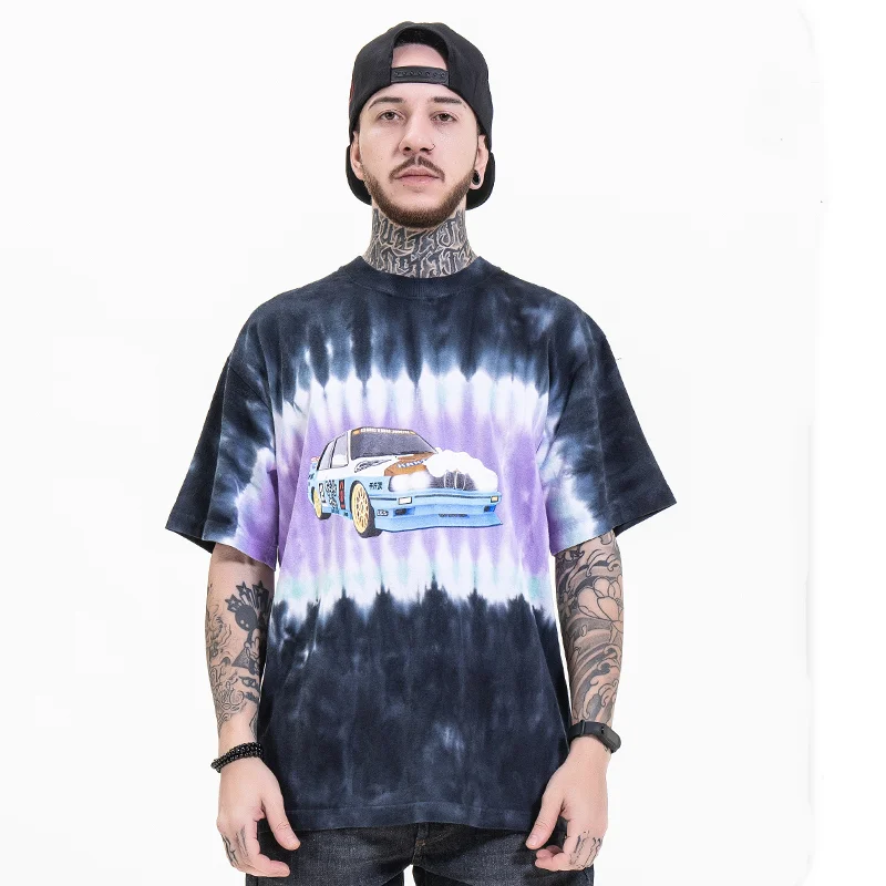 Hip Hop Tie Dye T-shirt Men's Streetwear Harajuku Car Print Tshirt Cotton Loose Top Summer Fashion Short Sleeve Black Tee 2021
Hip Hop Tie Dye T-shirt Men's Streetwear Harajuku Car Print Tshirt Cotton Loose Top Summer Fashion Short Sleeve Black Tee 2021